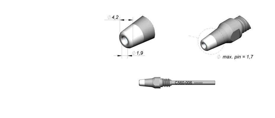 C560006 - Tip for DR560 desoldering iron